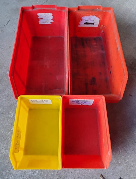 Plastic storage totes Carousel 1