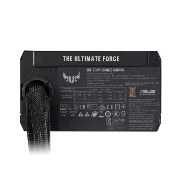 ASUS TUF GAMING 750W Power Supply 80 Plus Bronze- 6 Years Limited Warranty, MEPS Carousel 9