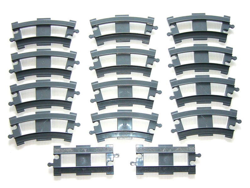 ®™DUPLO TRAIN - 1 x Circuit Dark Bluish Grey Track ~Retired 2016~ Carousel 2