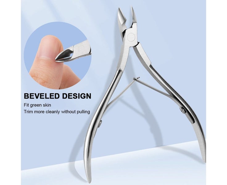 Premium Cuticle Nippers Pusher Manicure Tools Set, Ingrown Toenail File, Cuti Carousel 5