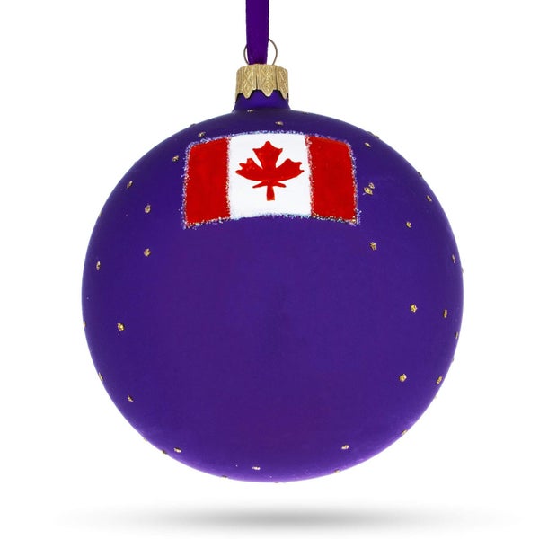 Stanley Park Vancouver Canada Glass Ball Christmas Ornament 4 Inches Carousel 2