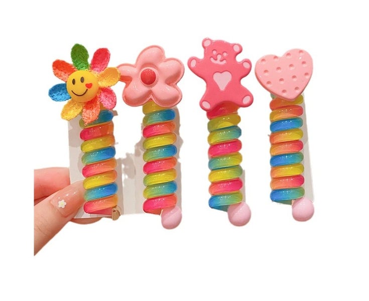 Phone line hair band for women high ponytail fixed artifact head rope high el Carousel 2