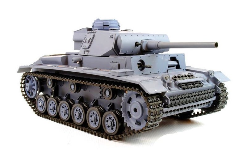 Heng Long 1/16 Scale RTR Full Function Panzer 3 "Kampfwagen III Ver 7 RC Batt... Carousel 1