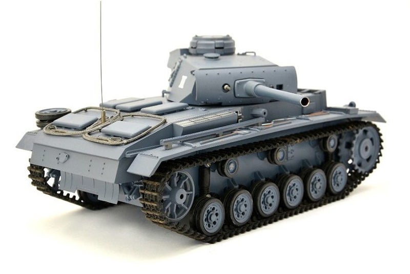 Heng Long 1/16 Scale RTR Full Function Panzer 3 "Kampfwagen III Ver 7 RC Batt... Carousel 2