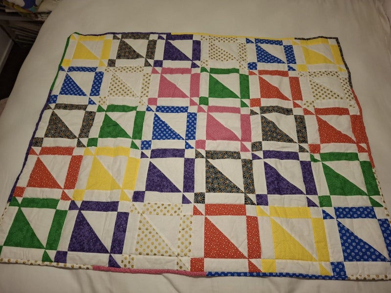Baby Quilt - handmade Carousel 1
