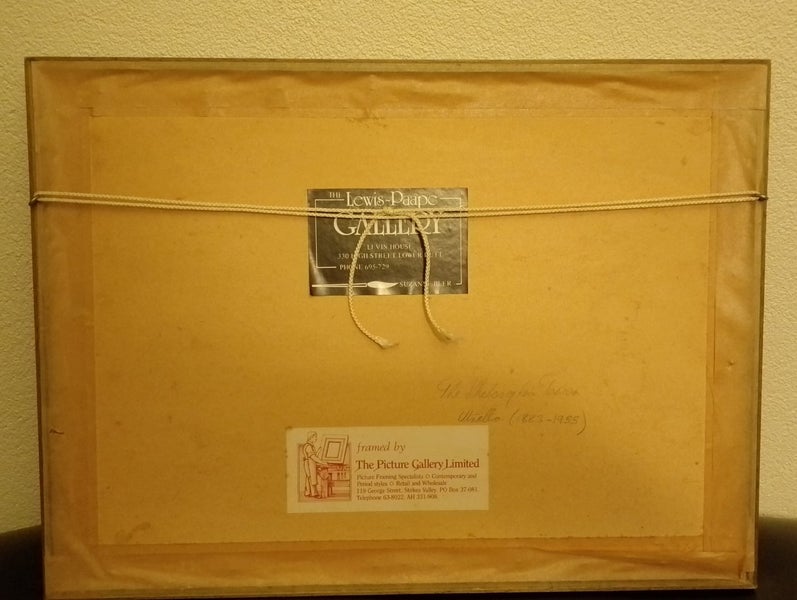 A vintage print of the painting "The Philosopher's Tower" by French artist Mauri62864737052546114