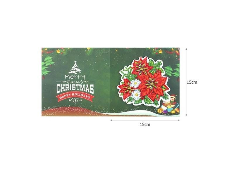 Diamond Painting Christmas Birthday Postcards 5D DIY Kids Greeting Cards Carousel 1