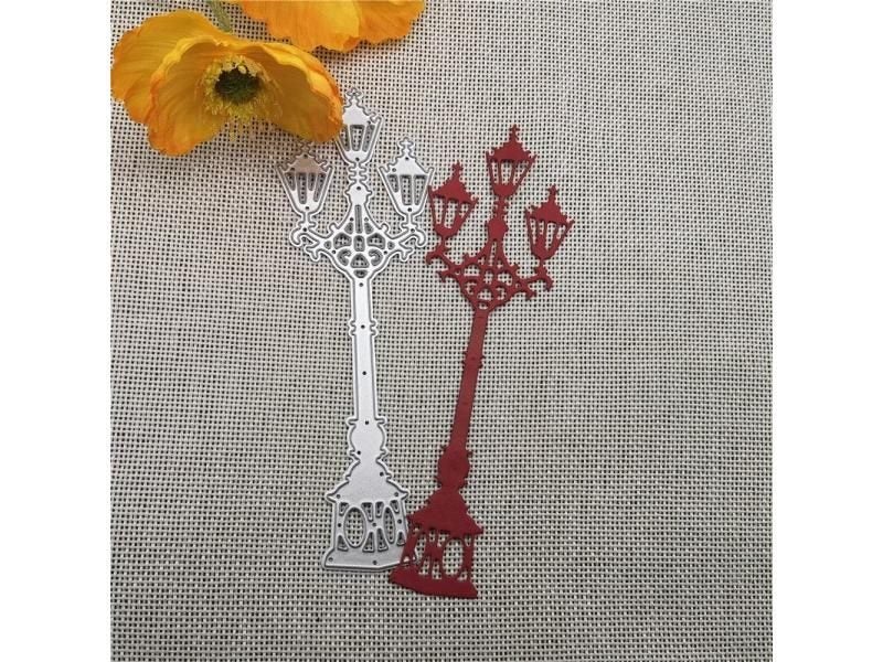Lighthouse Beach Street Lamp For Metal Cutting Dies Street Lamp Stencil Carousel 1
