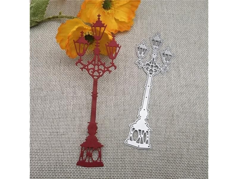 Lighthouse Beach Street Lamp For Metal Cutting Dies Street Lamp Stencil Carousel 2