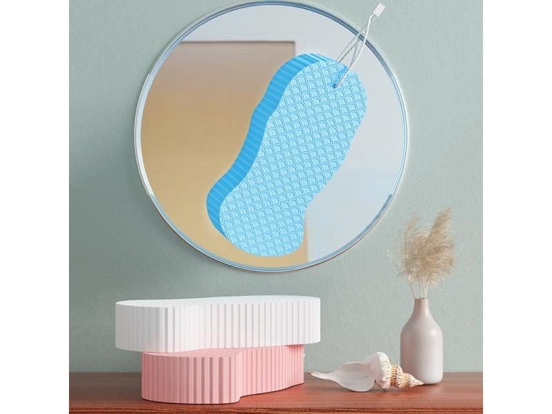 Exfoliating Bath Sponge For Body Cleaning Dead Skin Remover Massager Cleaning Carousel 1