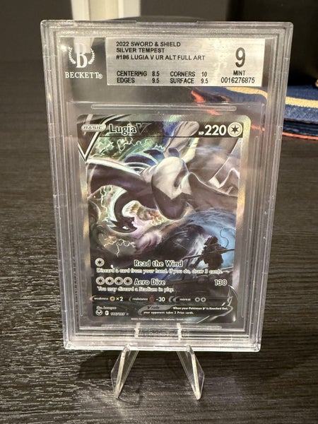 BGS 9 - Lugia V (Alternate Art) 186/195 Silver Tempest SWSH Pokemon Card628668530777611125