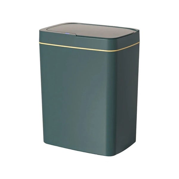 15/18L Smart Sensor Trash Can Waterproof Intelligent Touchless Quiet Auto Motion Carousel 1