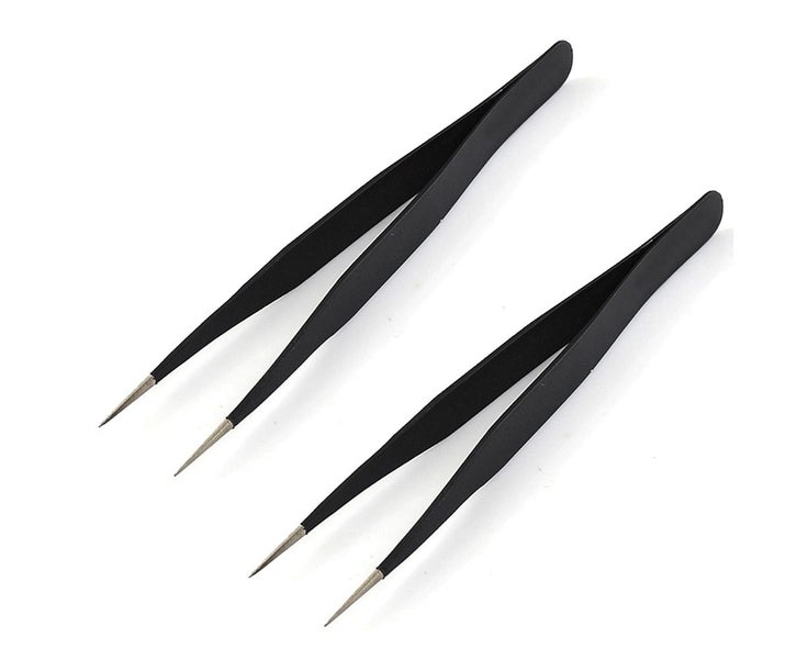 Muti-funtion Anti-Static Elbow and Straight Stainless Steel Tweezer Carousel 1