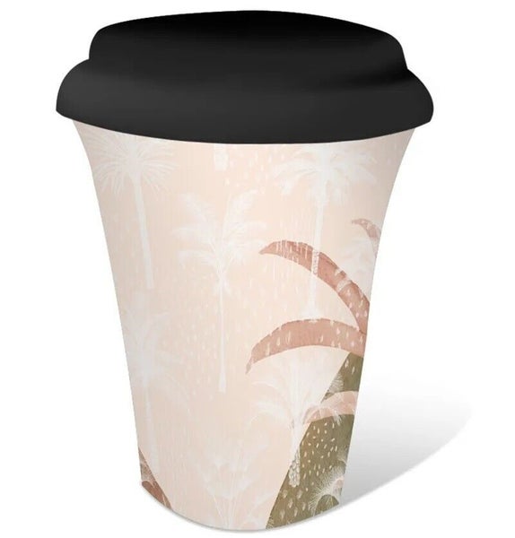 French Country Chic Travel Tea Coffee Mug Royal Palms Carousel 1