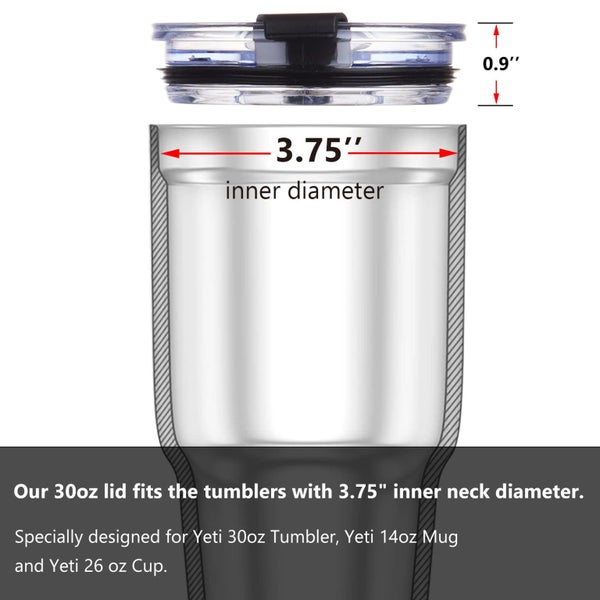 Docik 30 oz Tumbler Lids for Yeti 30oz Tumbler Yeti 14oz Mug and Yeti 26oz Cup S Carousel 2