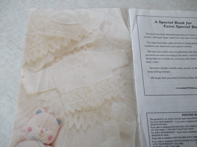 Baby Knitting Pattern Book - Patons Baby Book - For Early Arrivals Carousel 2
