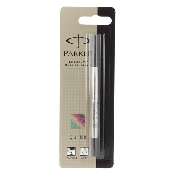 Parker Rollerball Refill Medium Black Carousel 1