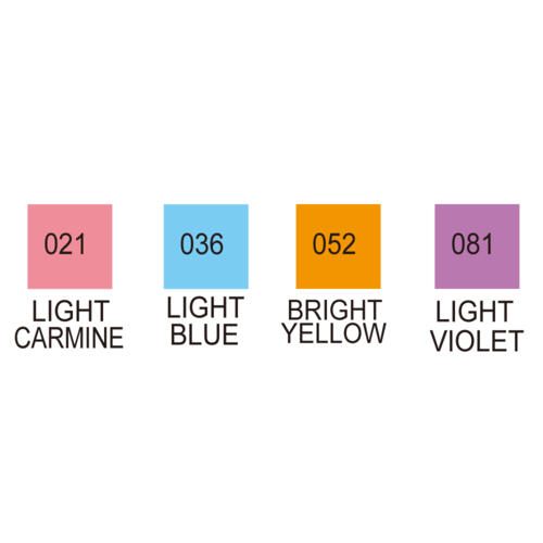 KURETAKE ZIG CLEAN COLOR Real Brush 4 color set "Pale colours" Carousel 2