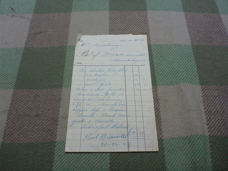 Awesome Old NZ Receipt Document 1929 New Zealand Carousel 1