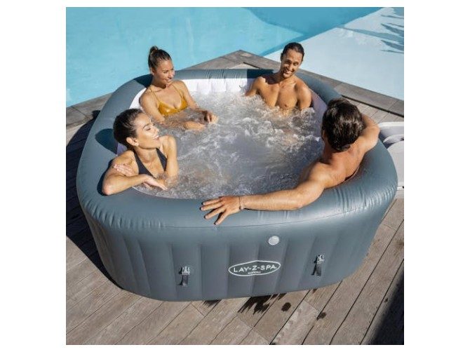 Bestway Inflatable Lay-Z Spa Hawaii Hydrojet Pro Carousel 2