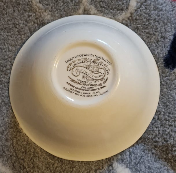 Vintage Enoch Wedgwood (Tunstall) Ltd "Asiatic Pheasants" vegetable serving bowl62865828852097111