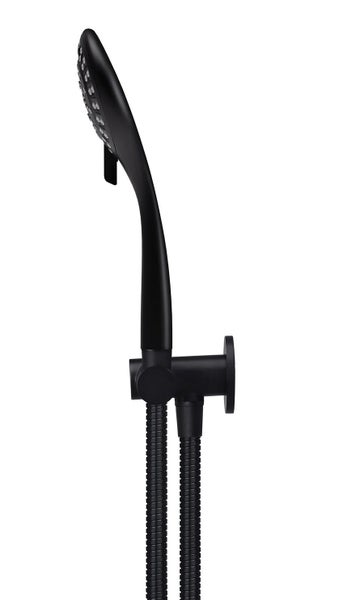 Meir Round Hand Shower on Swivel Bracket-Black Carousel 1