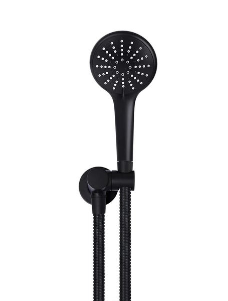Meir Round Hand Shower on Swivel Bracket-Black Carousel 2