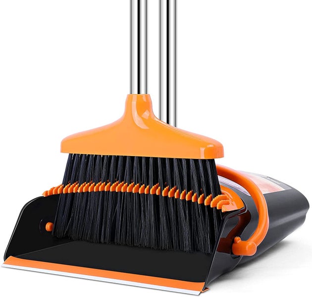 Dustpan with Broom Combo with 120 cm Long Handle Carousel 2