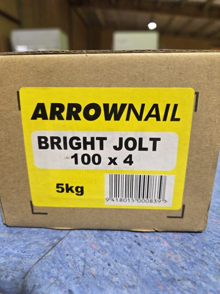 100 x 4 Bright Jolt Head Nails 5kg- $1 Reserve Carousel 1