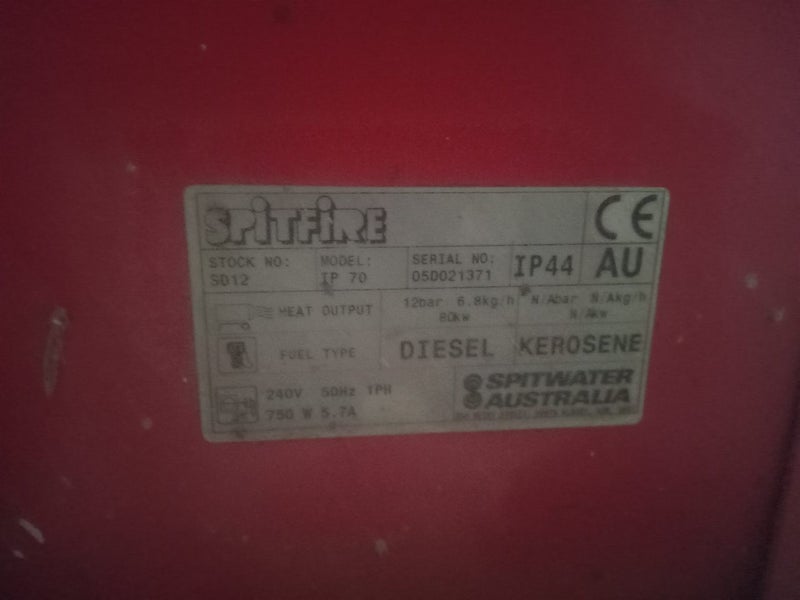 Spitfire Diesal Heater Carousel 5