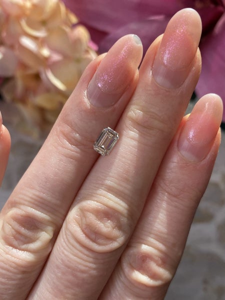 $1 RES ~ $1449 Buy Now * 1.01ct Emerald Cut Diamond - Lab Grown62937628588803113