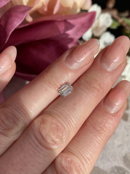 $1 RES ~ $1449 Buy Now * 1.01ct Emerald Cut Diamond - Lab Grown62937628588803112