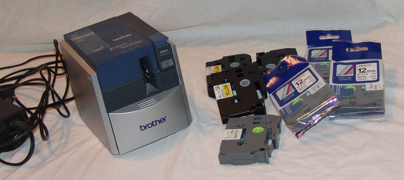 Brother P touch 9500PC Plus tapes Carousel 1
