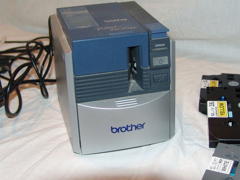 Brother P touch 9500PC Plus tapes Carousel 2