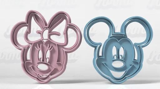 Mickey & Minnie Cookie Cutter Set – Fun Baking for All Ages629357049981461128