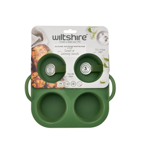 Wiltshire Silicone Air Fryer Muffin Pan 4 Cup Carousel 2