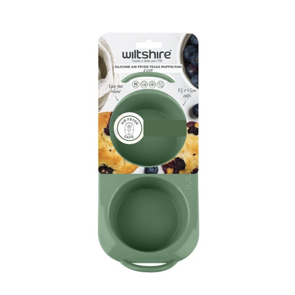 Wiltshire Silicone Air Fryer Texas Muffin Pan 2 Cup Carousel 2
