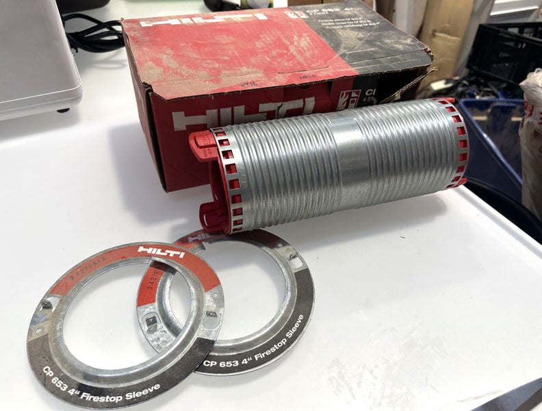 Hilti CP 653 4" Firestop Speed Sleeve - $1 Reserve (Aisle 14 - Shelf N) Carousel 1