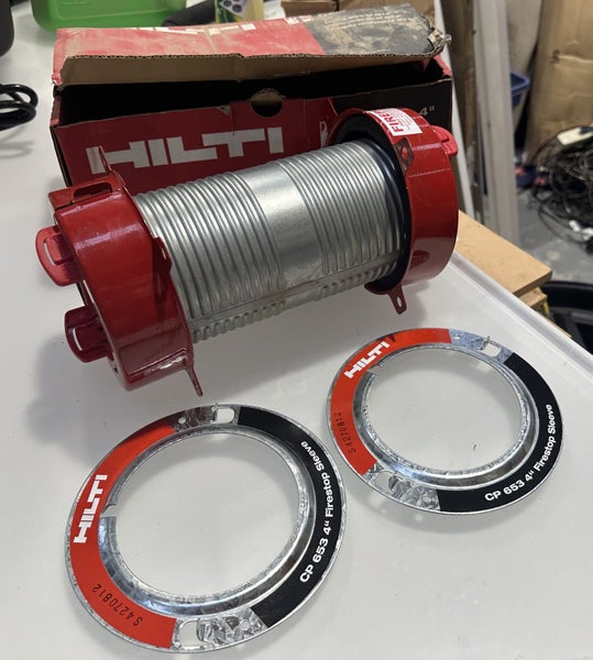 Hilti CP 653 4" Firestop Speed Sleeve - $1 Reserve (Aisle 14 - Shelf AA) Carousel 3