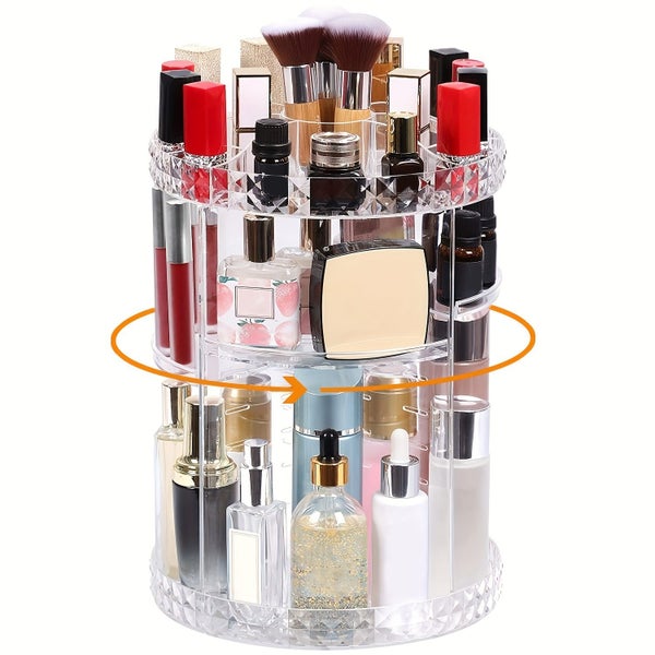 360 Degree Rotating Makeup Organizer Adjustable Makeup Holder*LIMITED* Carousel 2
