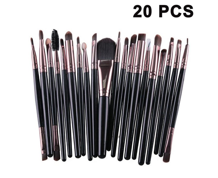 Makeup Brush Set, 20Pcs Makeup Tools Premium Synthetic Foundation Powder Blus Carousel 1