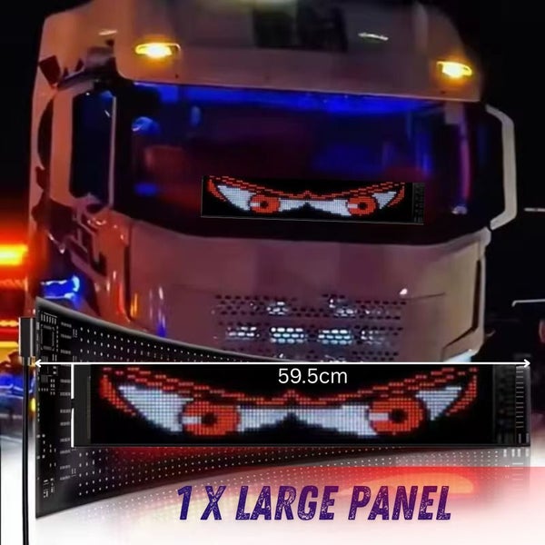 Pixel Eyes & Programmable LED Display For Cars, Trucks & Businesses Advertising Carousel 2