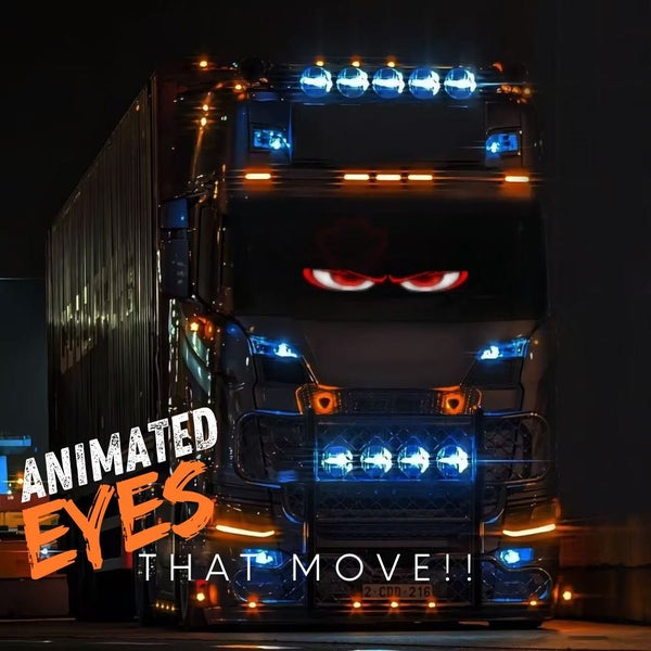 Pixel Eyes & Programmable LED Display For Cars, Trucks & Businesses Advertising Carousel 1