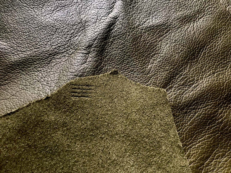 Green Leather Piece - 1m x .68m Carousel 5