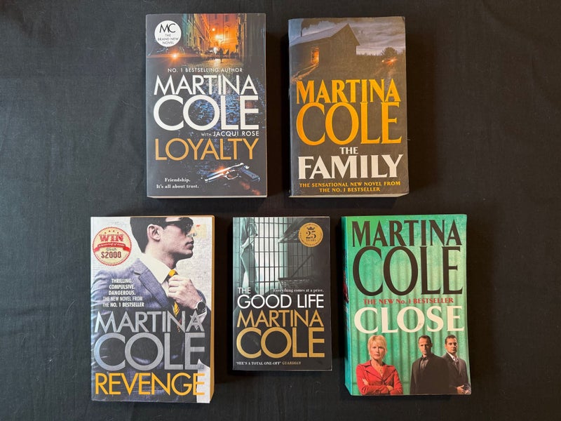 FIVE MARTINA COLE BOOKS TOGETHER - NUMBER ONE BESTSELLER Carousel 1