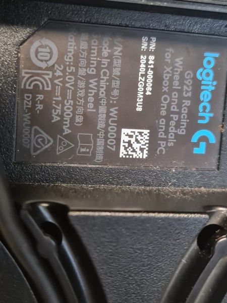 Logitech g923 faulty wheel only Carousel 4