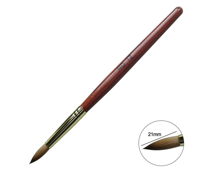 Kolinsky Acrylic Nail Brush,Nail Carving Nail Extension with Acrylic Powder, Carousel 2