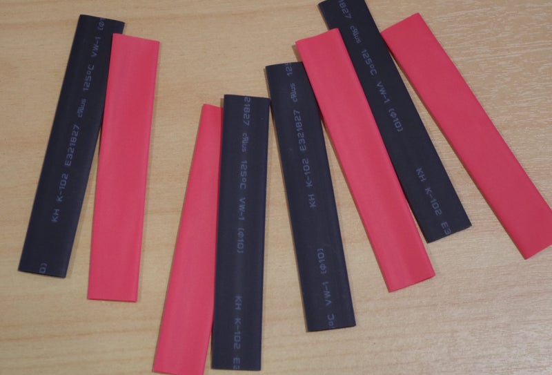 Heat Shrink tubing (red & black) Free shipping Carousel 2