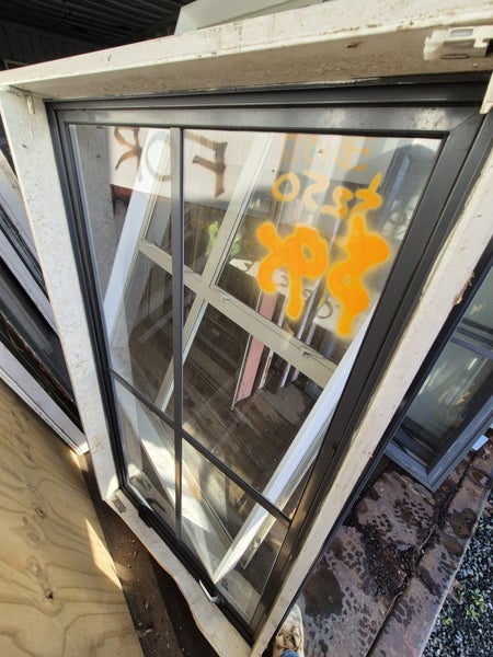 Grey Friars, Opening, Aluminium window 1.4 H x .8 W (10 available) #2043 Carousel 6
