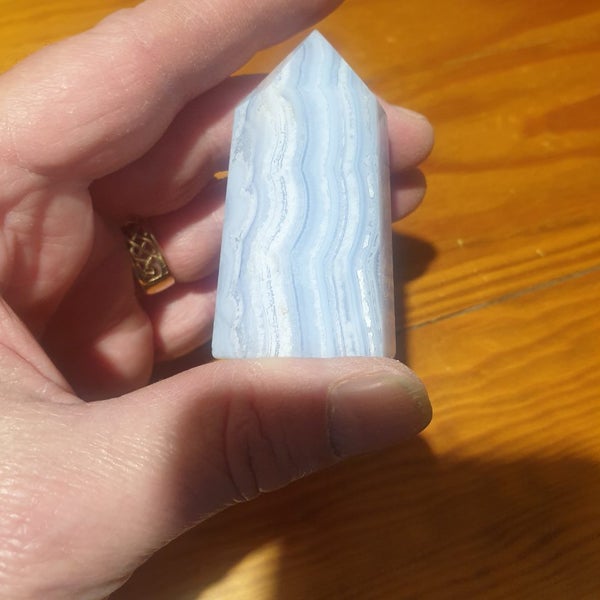 Blue Lace Agate Tower Carousel 1